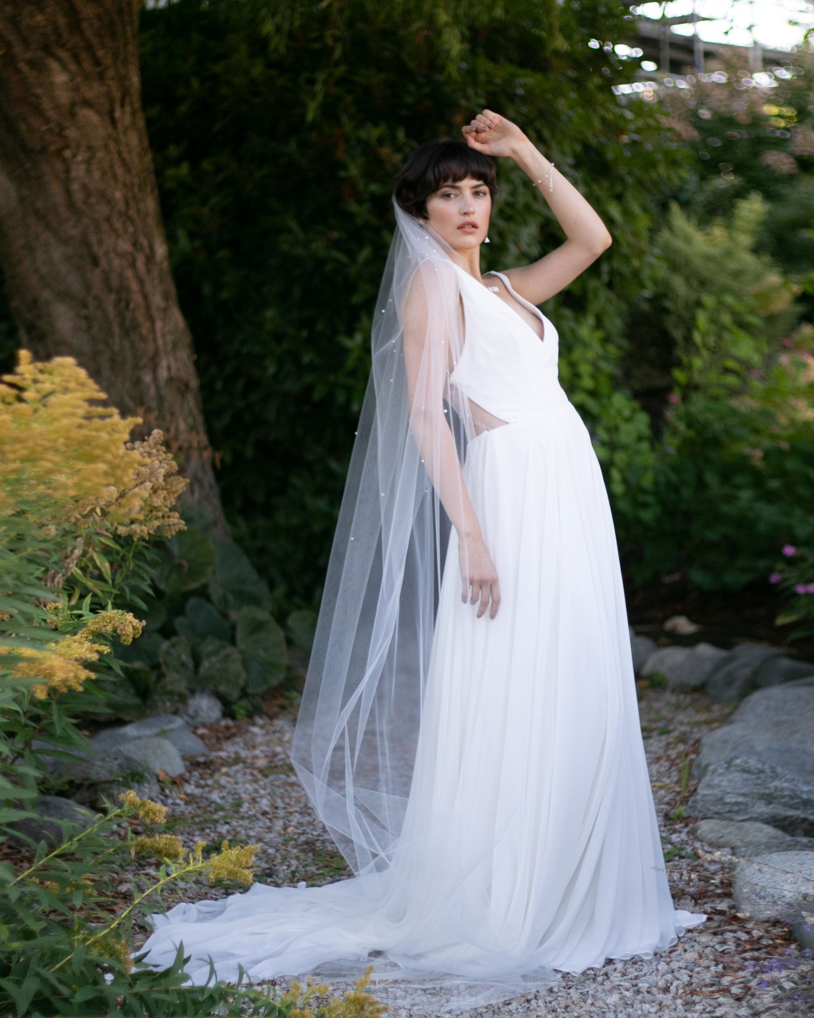 Akina Pearl Veil – Atelier Elise Canada