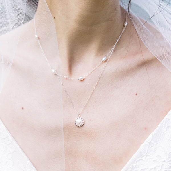 Dainty Pearl Layered Necklace