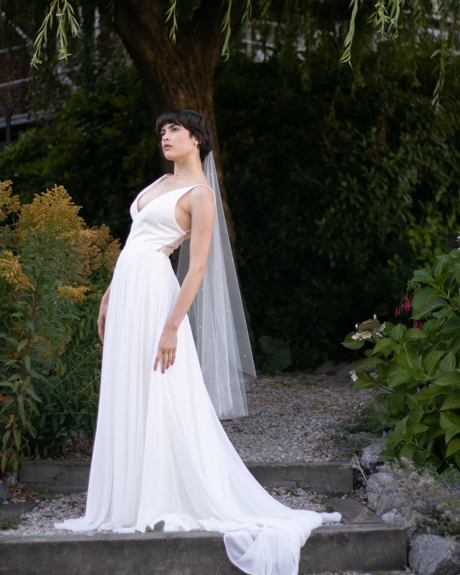Iris Pearl Veil – Atelier Elise Canada